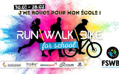 Découvrez le challenge inter-écoles « Run Walk Bike for school » organisé par la FSWBE !