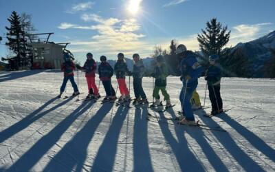 Nos élèves sur les pistes italiennes