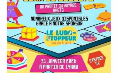 LA SOIRÉE « JEUX DE SOCIÉTÉ » DES RHÉTOS EST DE RETOUR ! 🎲🥳