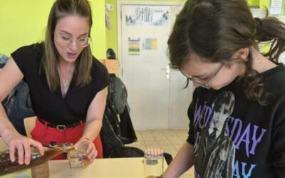 Un plongeon au coeur de la digestion pour les 2 classes de P4 !